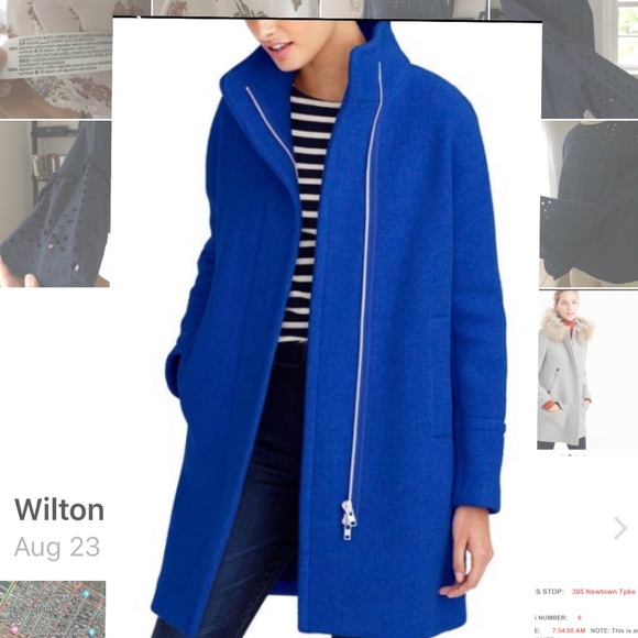 J. Crew Jackets & Blazers - JCrew Stadium Cloth Cocoon Coat